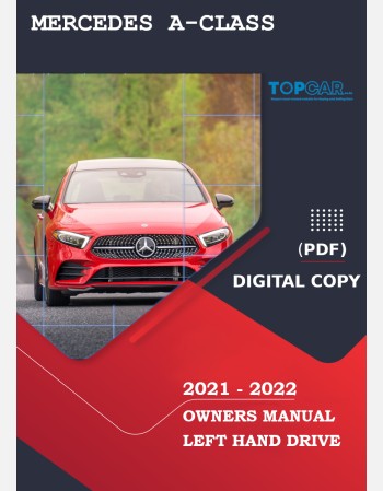 mercedes benz a-class 2021-2022 owners manual